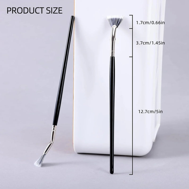 Folding Angle Scalloped Lash Brush